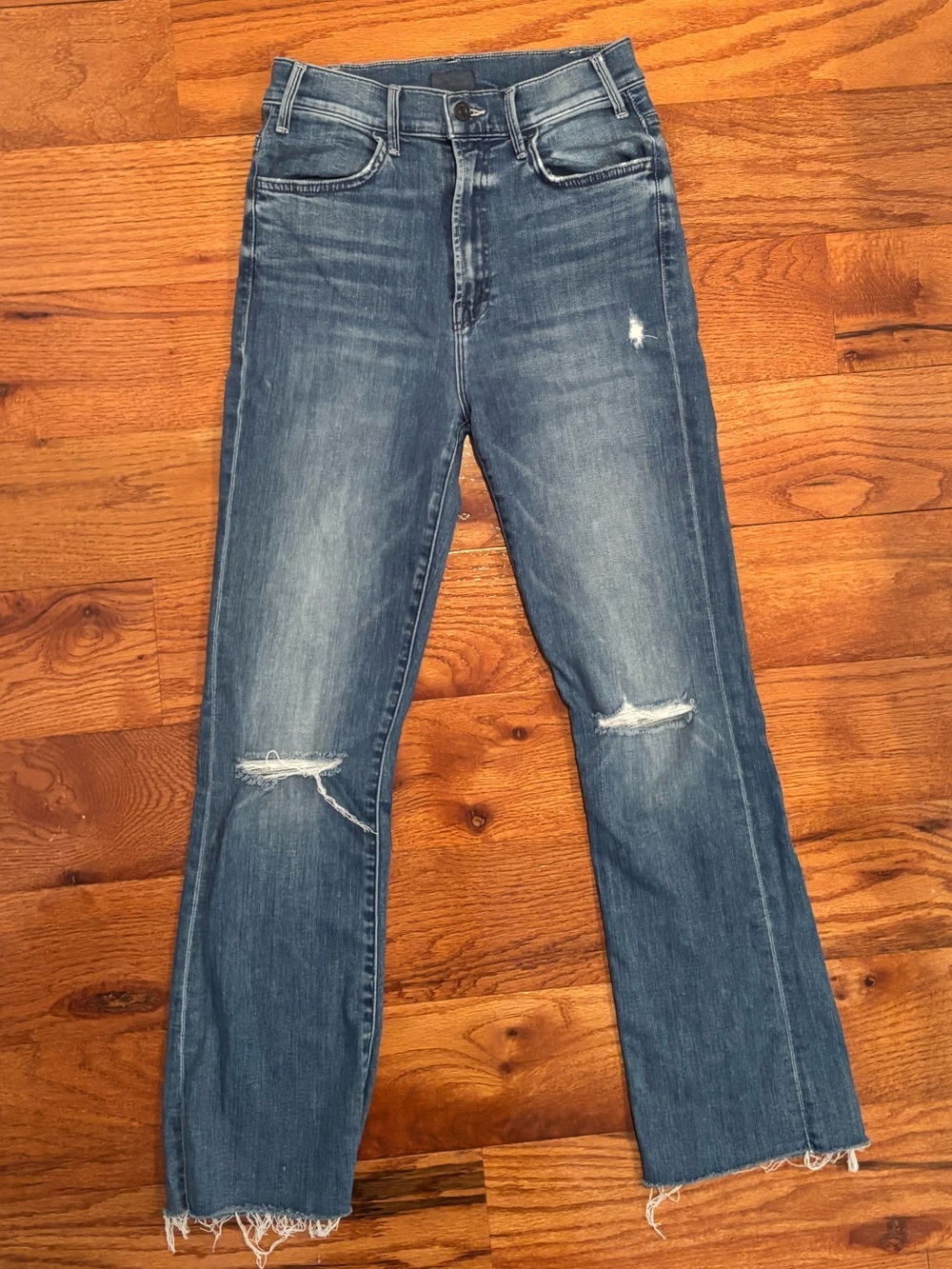 MOTHER The Hustler Ankle Fray Size 27